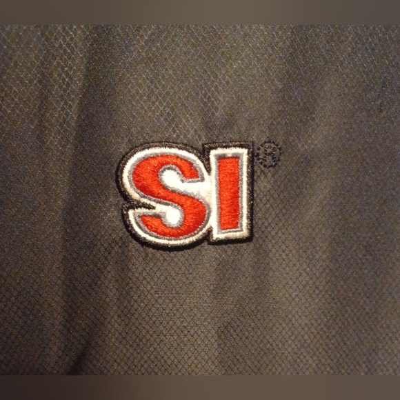 Men’s Sports Illustrated Light Weight Windbreaker Black Size XL Preowned - Picture 3 of 10